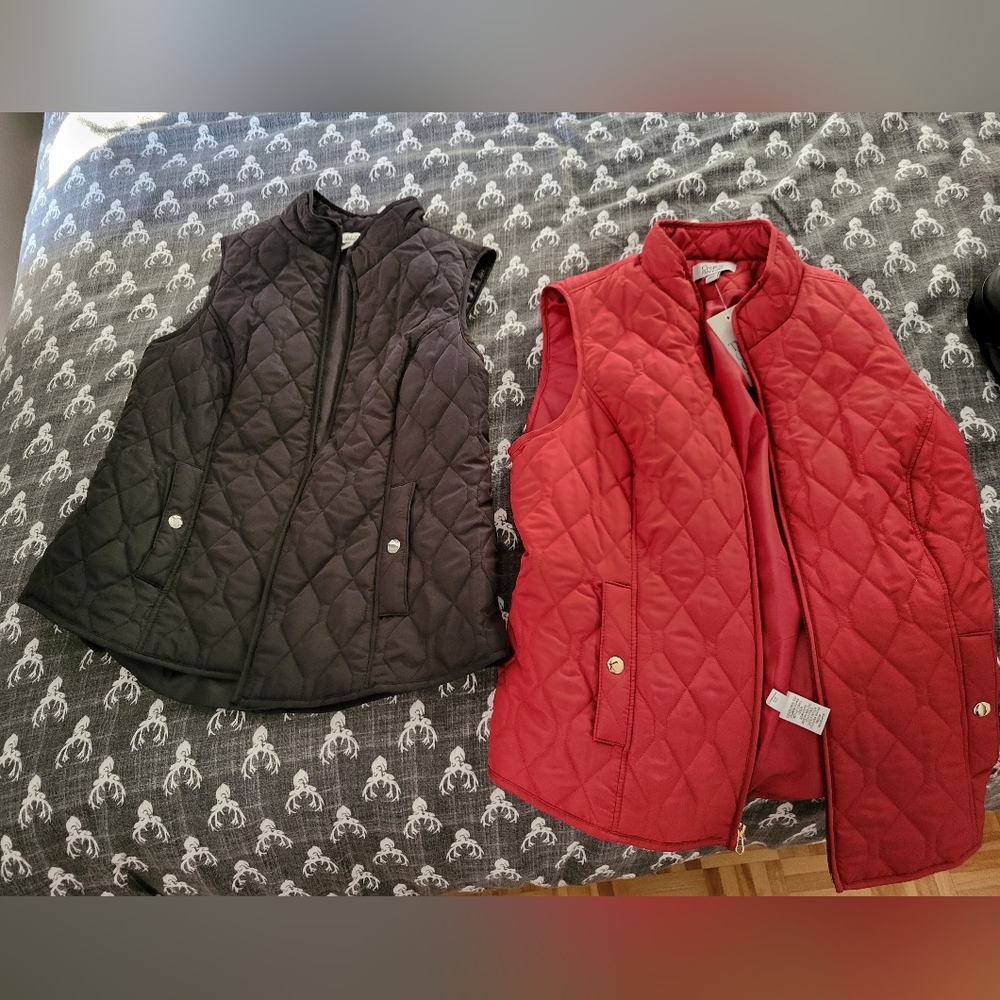 Sleeveless coat / jacket (both for 40$, 25$ each)